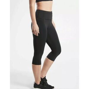 Athleta Accelerate Crop Leggings SOLID BLACK Size Small